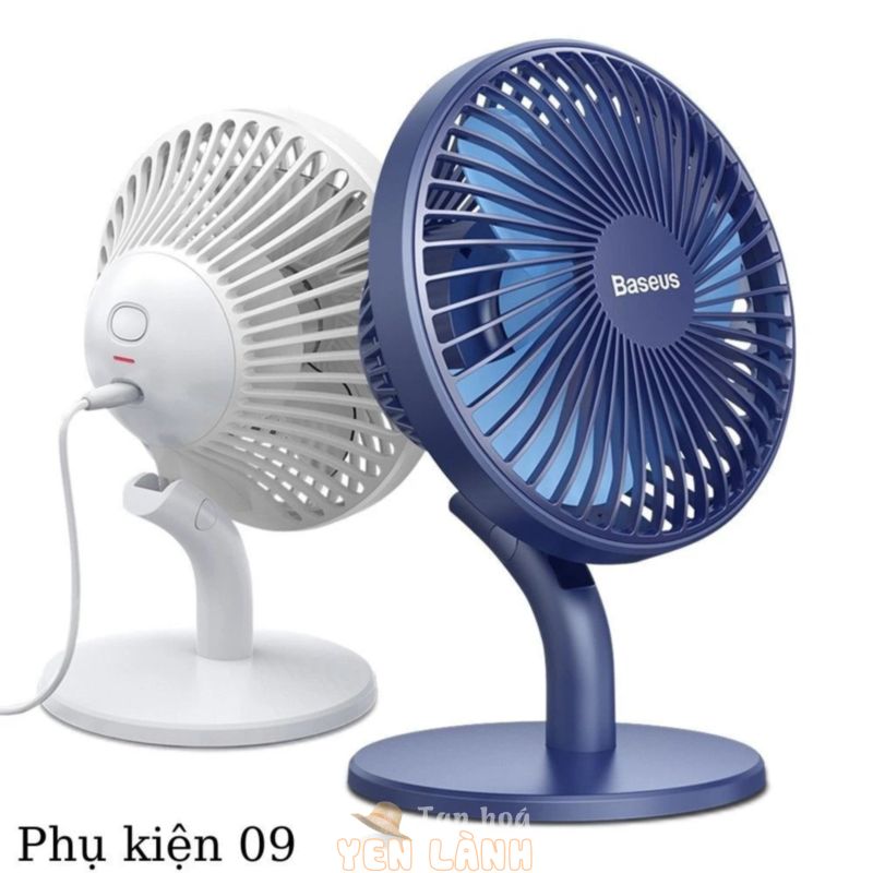 CHÍNH HÃNG [CHÍNH HÃNG] QUẠT SẠC MINI ĐỂ BÀN BASEUS OCEAN FAN 100W [BẢO HÀNH 6 THÁNG] UY TÍN