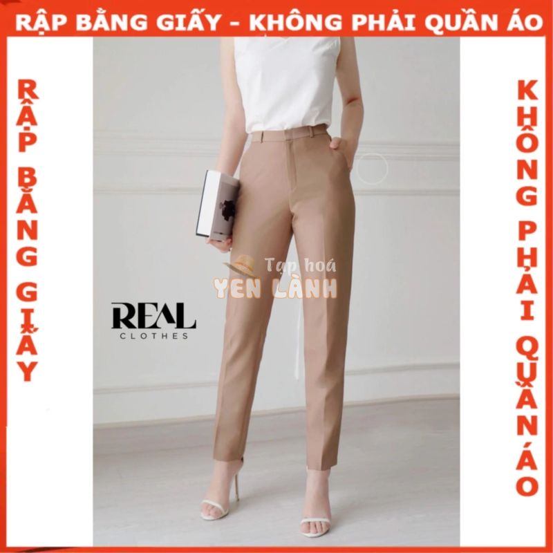 Rập giấy quần ống đứng mã 1652