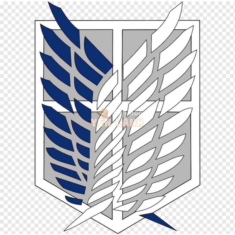 Logo AOT ủi áo – Attack On Titan – Biểu Tượng Đôi Cánh Tự Do   LOGO ỦI – STICKER ỦI – DECAL ỦI – PATCH ỦI