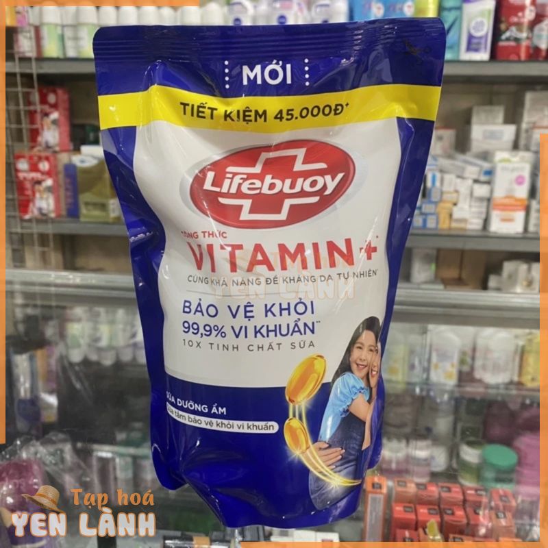 Sữa tắm Lifebuoy chăm sóc da – dạng túi 800g