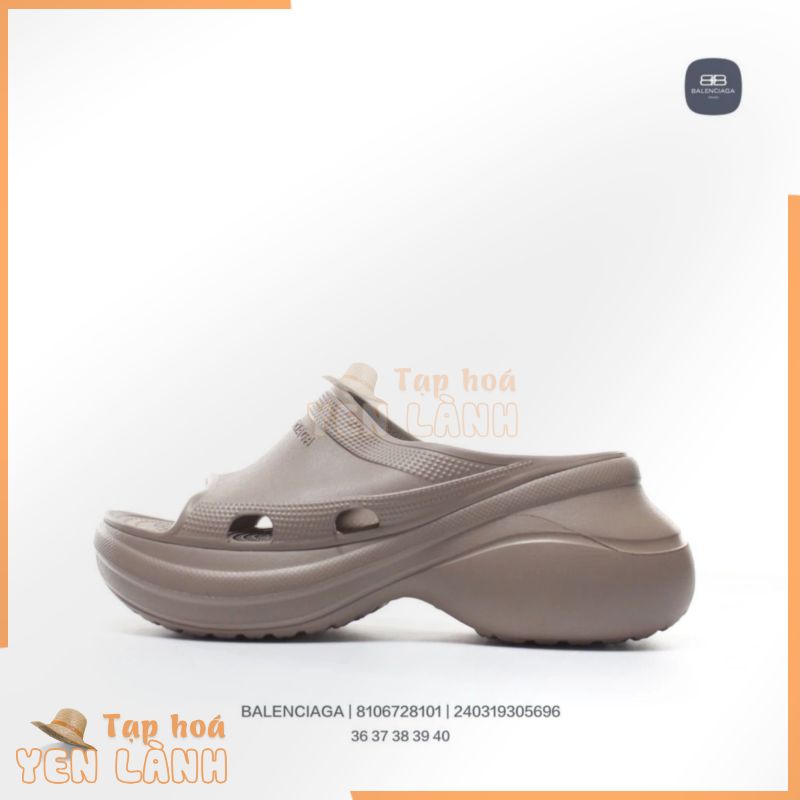 Balenciaga HD Mule Rubber Low Top Giày thể thao HD Muller series mùa hè đi biển lội nước tất cả thời trang giải trí thể thao hang bao-head dép xỏ ngón hở