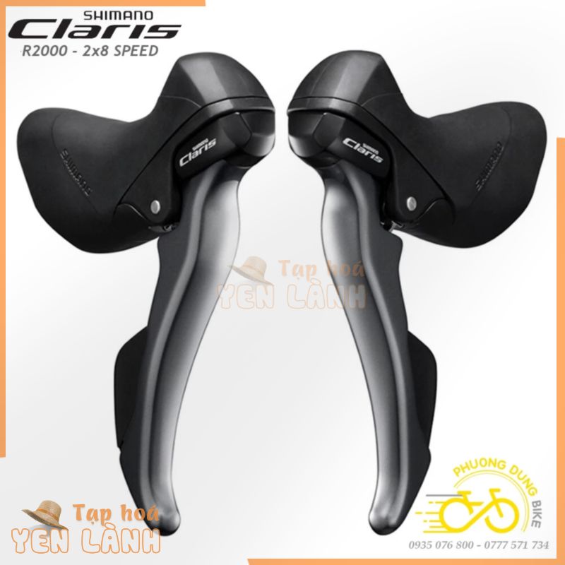 Tay lắc xe đạp SHIMANO CLARIS ST R2000 2×8 Speed – Hàng Chính Hãng