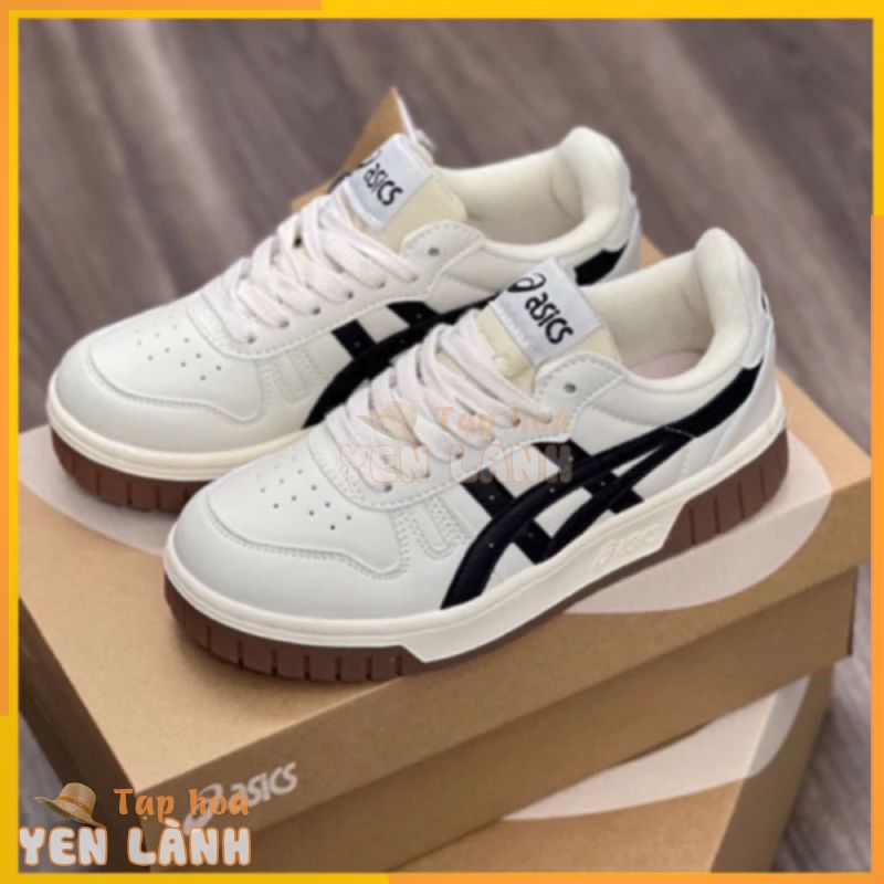 Giày Asics Court MZ Cream Black Gum mẫu mới nhất hót trend đủ size nam full tem box