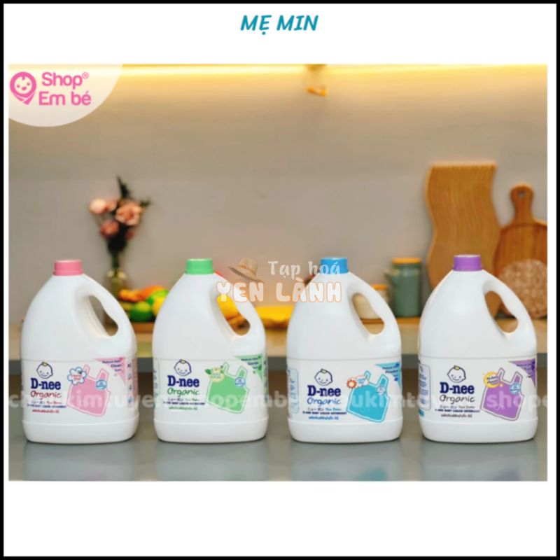 [Mẫu mới] Nước giặt quần áo em bé Dnee 3000ml Chính hãng có tem Đại Thịnh