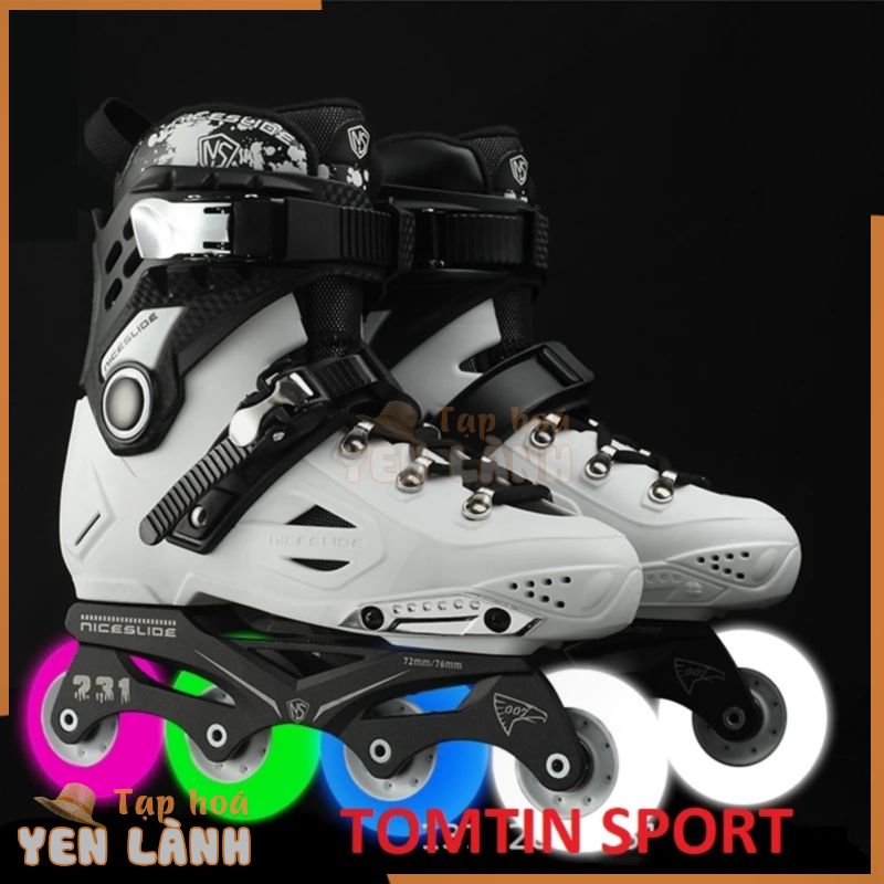 Giày trượt patin người lớn bánh cao su trượt mượt và êm thanh lý lẻ size giá rẻ – Tomtin Sport