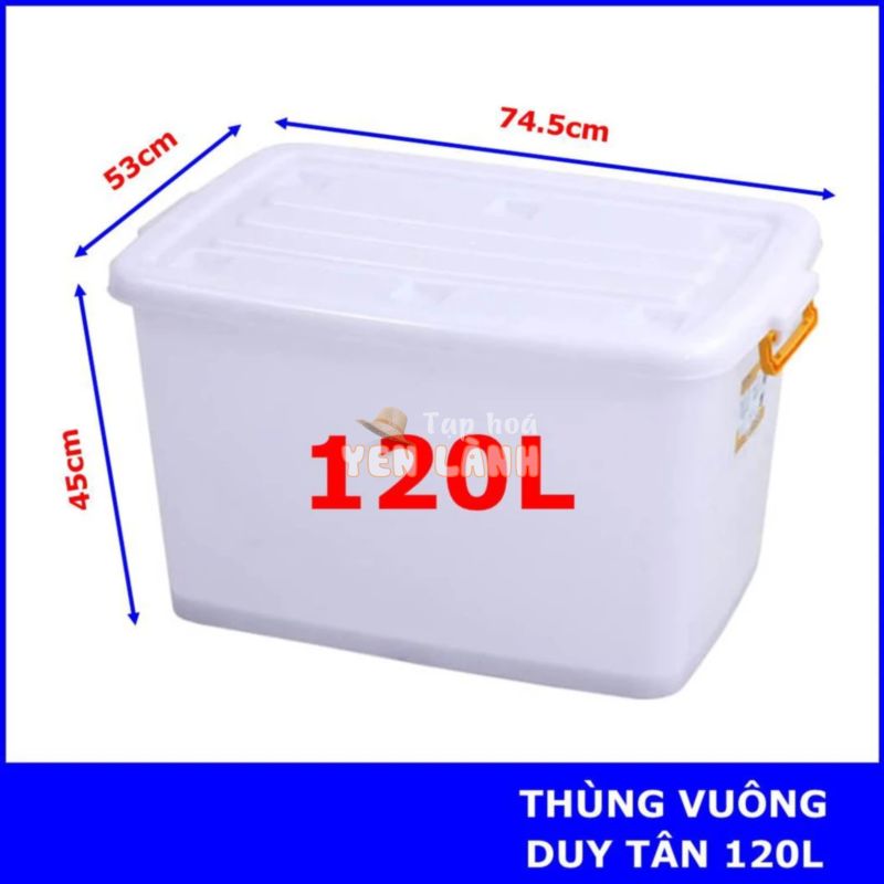 Thùng nhựa đựng đồ đa năng Duy Tân 120 Lít