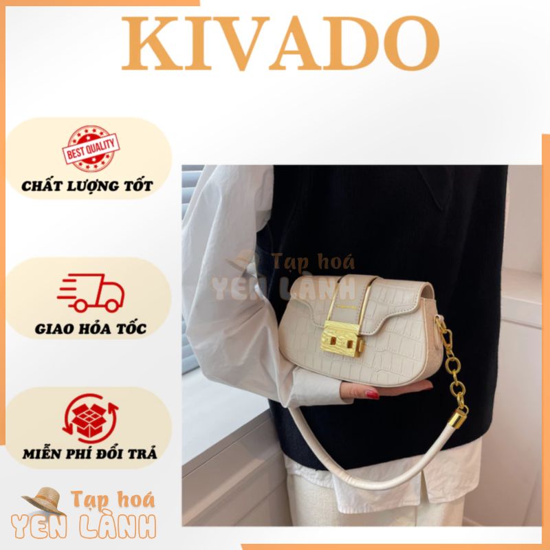 Túi xách nữ kẹp nách đeo vai phong cách Hàn Quốc trẻ trung thương hiệu KIVADO A03201