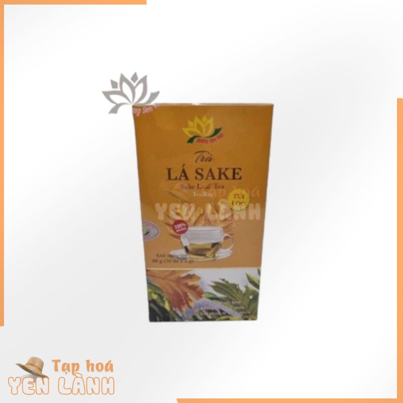 TRÀ LÁ SAKE TÚI LỌC HỘP 60GR – CTY HƯƠNG SEN VIỆT