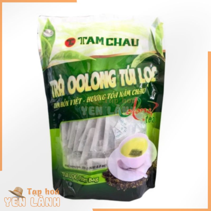 TRÀ Ô LONG (OOLONG) TÚI LỌC TÂM CHÂU 250GR/GÓI