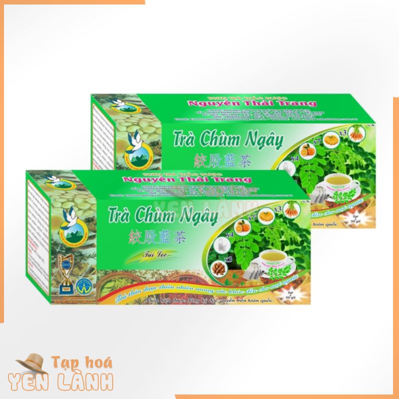 Combo 5 Hộp Trà Chùm Ngây (Hộp 50 Túi Lọc X 2g)- Nguyên Thái Trang – Phòng Ung Thư, Loãng Xương – Đẹp Da