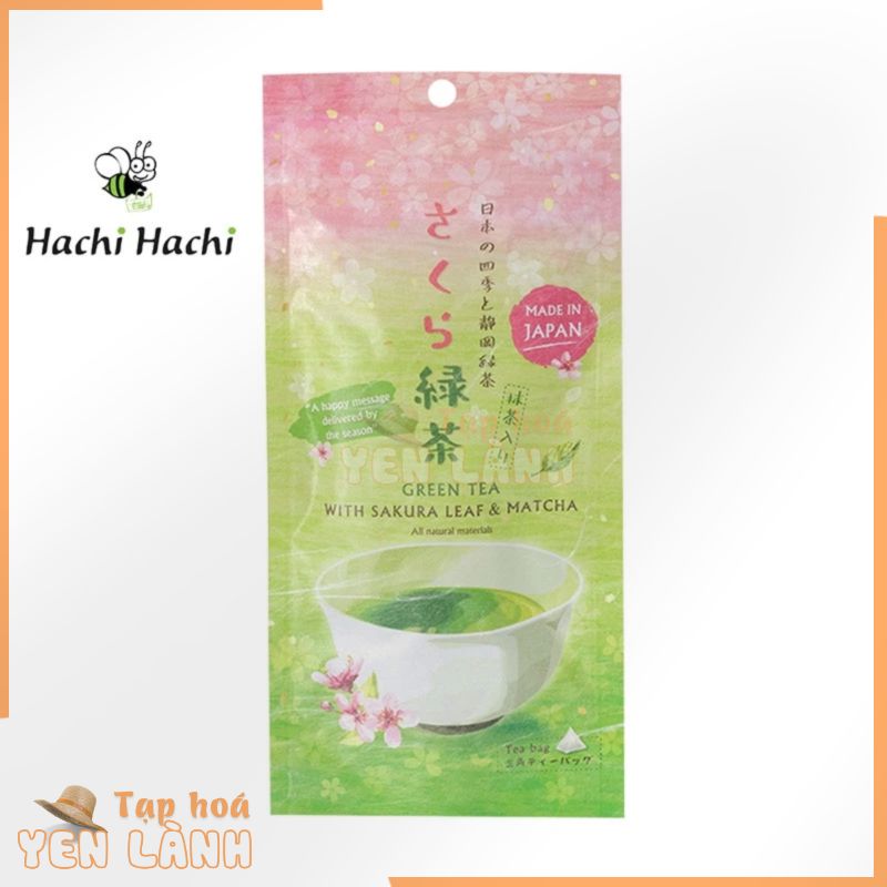 [Trà túi lọc] Trà xanh Sakura Matcha Nhật Bản Kanes Seicha 24g (3g x 8 gói) – Hachi Hachi Japan Shop