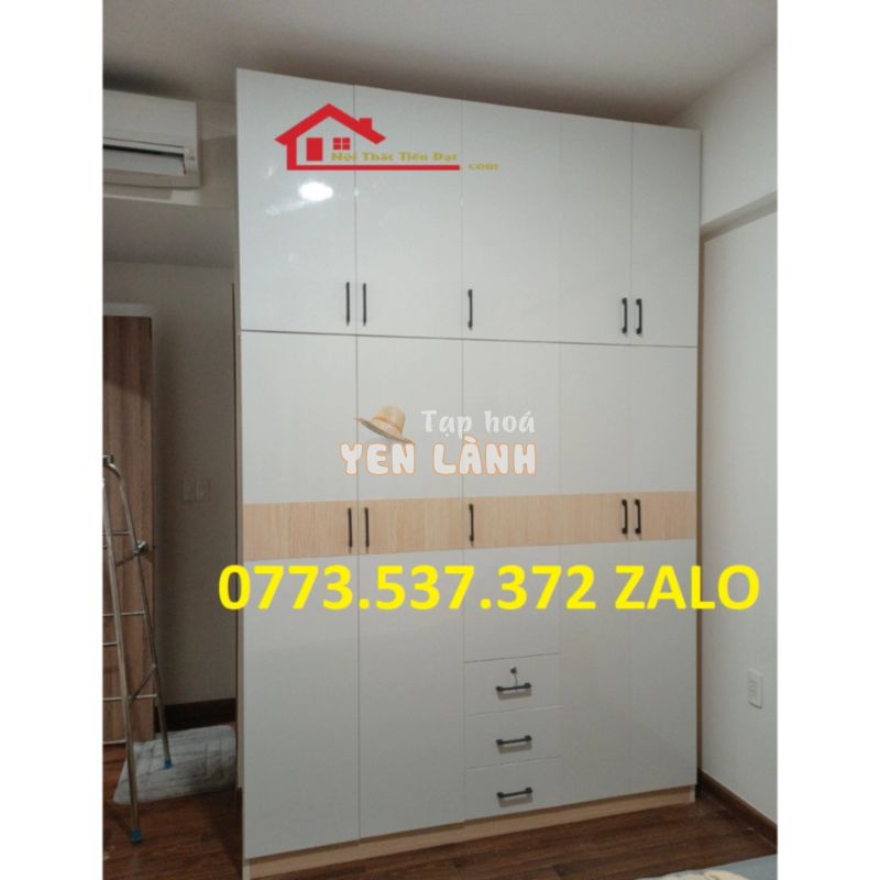 Tủ quần áo kịch trần nhựa Đài Loan 2m8x1m8 New 100% khung gỗ màu trắng ,nhiều màu sắc giá xưởng, bao lắp ráp HCM