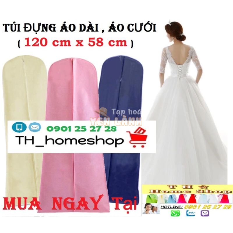 combo 3 túi đựng áo dài, áo cưới