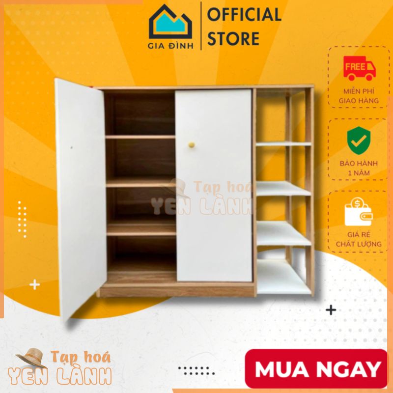 Tủ Giày Dép Gỗ Kệ Giày Thông Minh Có Kệ 4 Tầng Đa Năng Để Đồ Dùng, Trang Trí Decor Nội Thất Phong Cách Hiện Đại