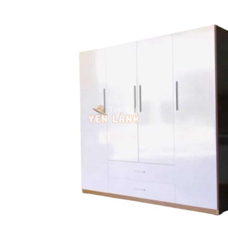 [Chỉ ship HN] Tủ quần áo người lớn nhựa Đài Loan cao cấp 4 cánh kích thước 185*165cm