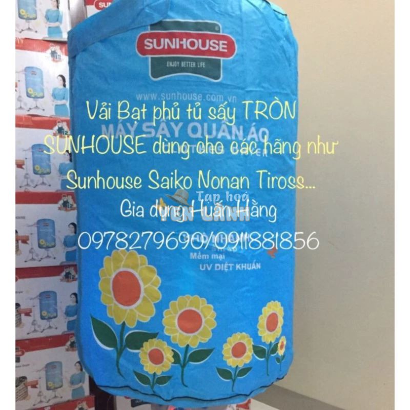 Linh kiện Vải bạt phủ của khung tủ sấy Quần Áo Sunhouse dáng tròn SHD2611 SHD2616 SHD2610…