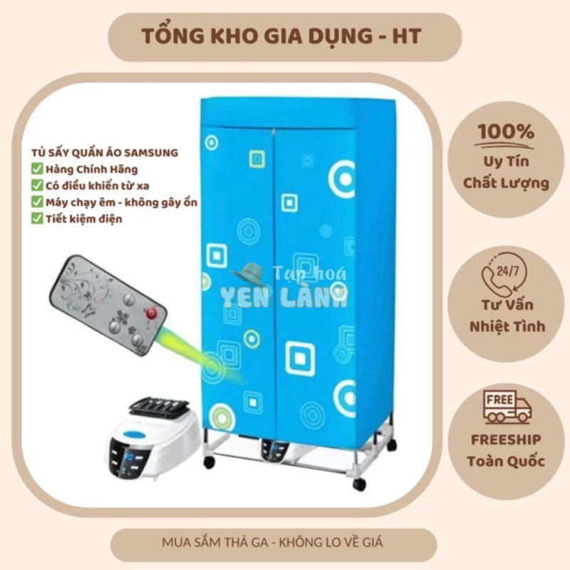 Tủ Xấy Quần Áo SAM SUNG [ Chính Hãng ] , Tủ Xấy Có Điều Khiển Từ Xa