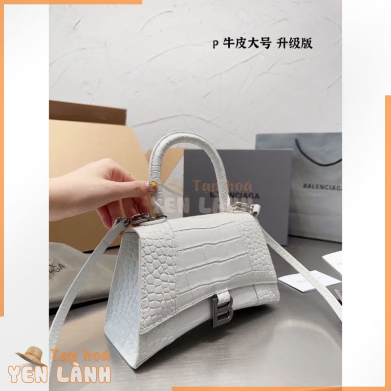 Túi xách balenciaga size 23 cm màu trắng cực đẹp và chất lượng