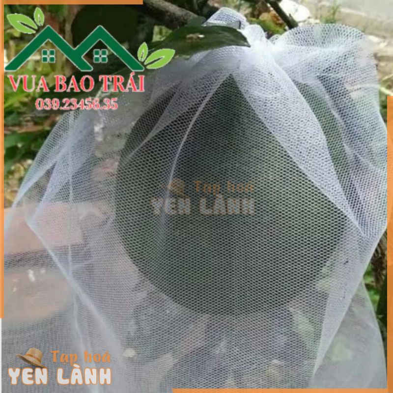 [ Giá Rẻ 100 Cái ] Túi 25*30cm Lưới Tốt Bao Bọc Trái Bưởi, Mãng Cầu Gai,… Chống Ruồi Vàng, Nắng, Ong Chích