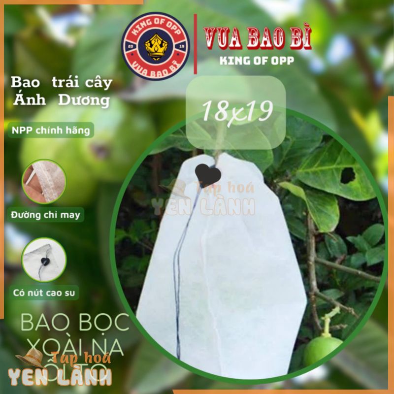 [18×19 CM] 100 Túi Bọc Trái Cây, Hoa Quả, Ổi , Cam, Bưởi Ánh Dương – VUA BAO BÌ