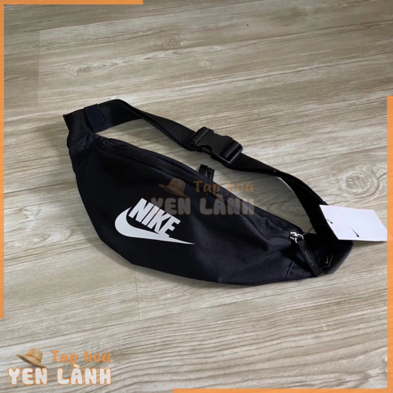 Túi bao tử, đeo chéo Nam nữ Nike màu đen Chính hãng