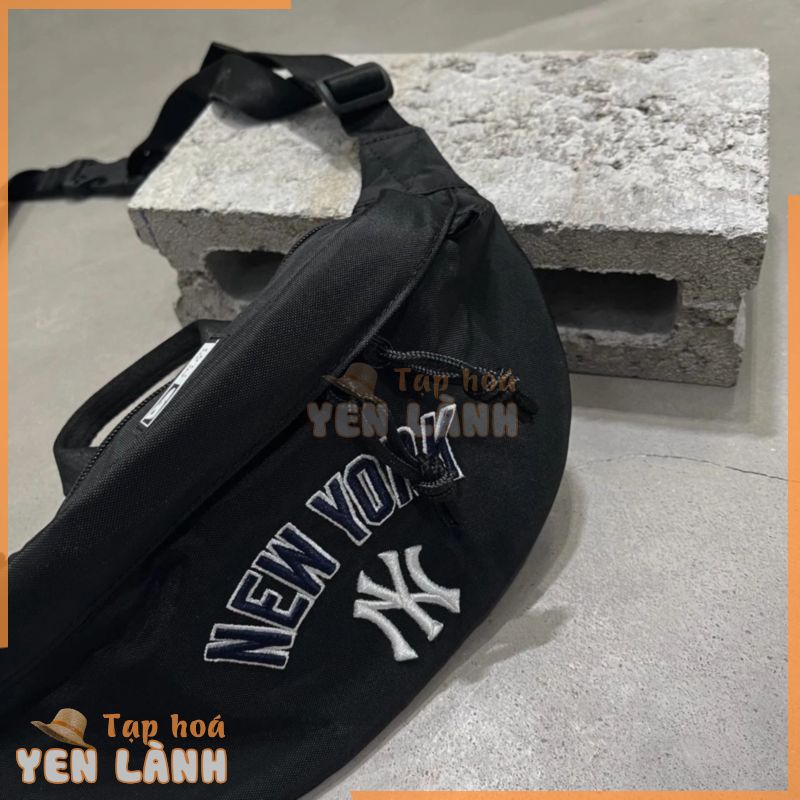 [CHÍNH HÃNG] Túi bao tử Waist bag New Era x MLB logo NY YANKEES màu Đen- Code: 12718040