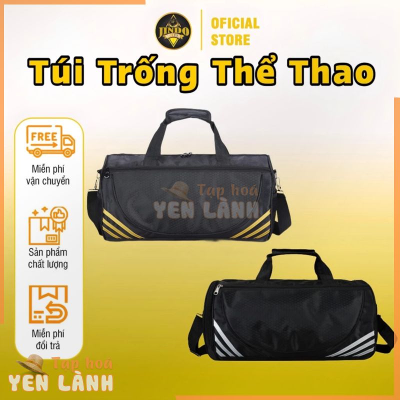 Túi Trống Thể Thao JindoSoccer – Túi Đeo Chéo Du Lịch Tập Gym Bóng Đá Chống Thấm Nước Có Ngăn Đựng Giày Riêng JSD19