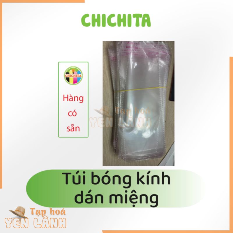 (Có sẵn) Túi bóng kính dán miệng OPP 100g, 500g nhiều kích thước CHICHITA