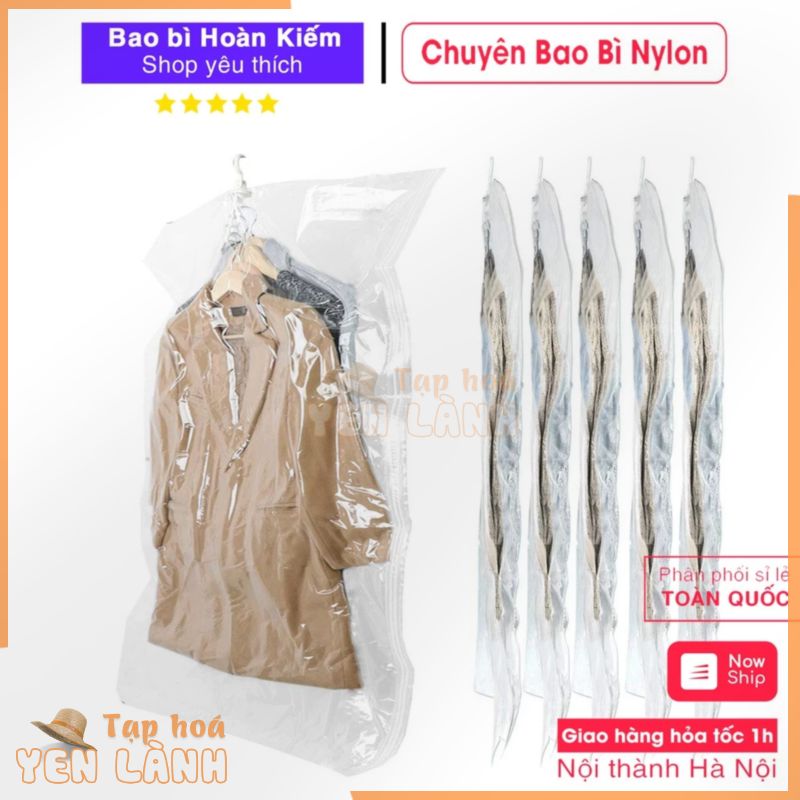 1 KG Túi Bóng Kính Mỏng Trong Suốt Đựng Chăn Màn Chống Mối Mọt, Bảo Vệ Quần Áo Hàng Công Ty Loại 1