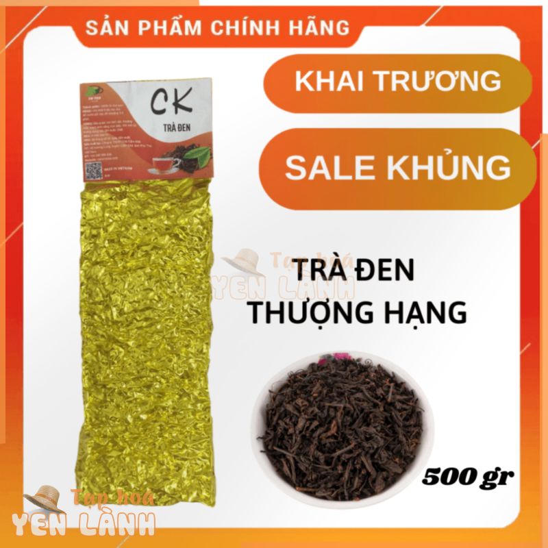 Trà Đen (Hồng Trà)Túi 500gr đặc biệt CK Tea. Trà đen pha trà sữa đậm vị. Trà đen nuôi Kombucha