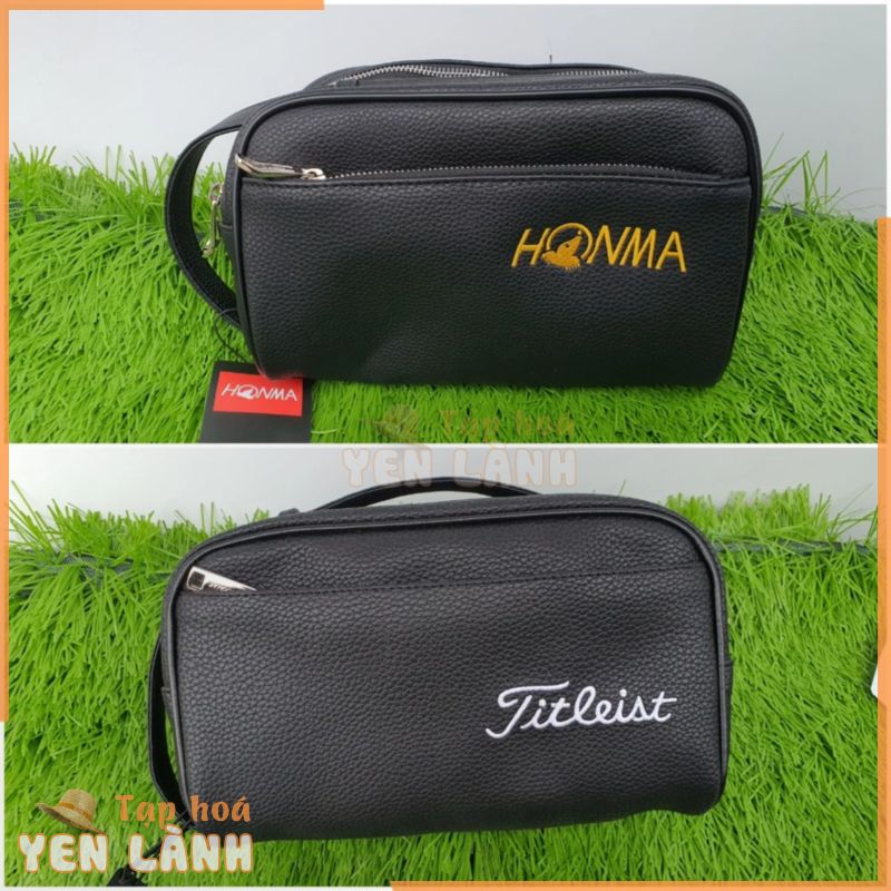 Túi cầm tay Titleist Và Honma 2 ngăn Mẫu Mới – Túi Golf Cầm Tay