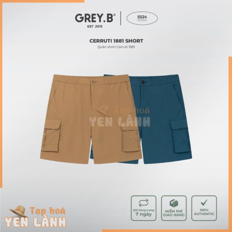 Quần Đùi Short Cerruti 1881 GREYB Túi Hộp Nhiều Màu Phong Cách Hàn Quốc