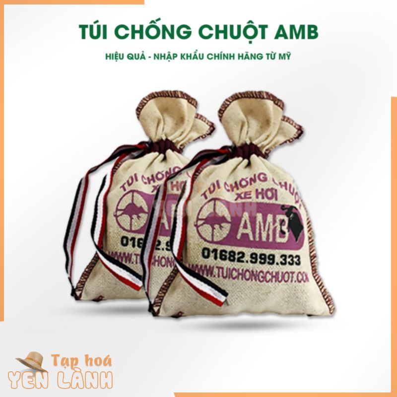 Túi chống chuột AMB chính hãng, đuổi chuột vào ô tô hiệu quả nhất hiện nay