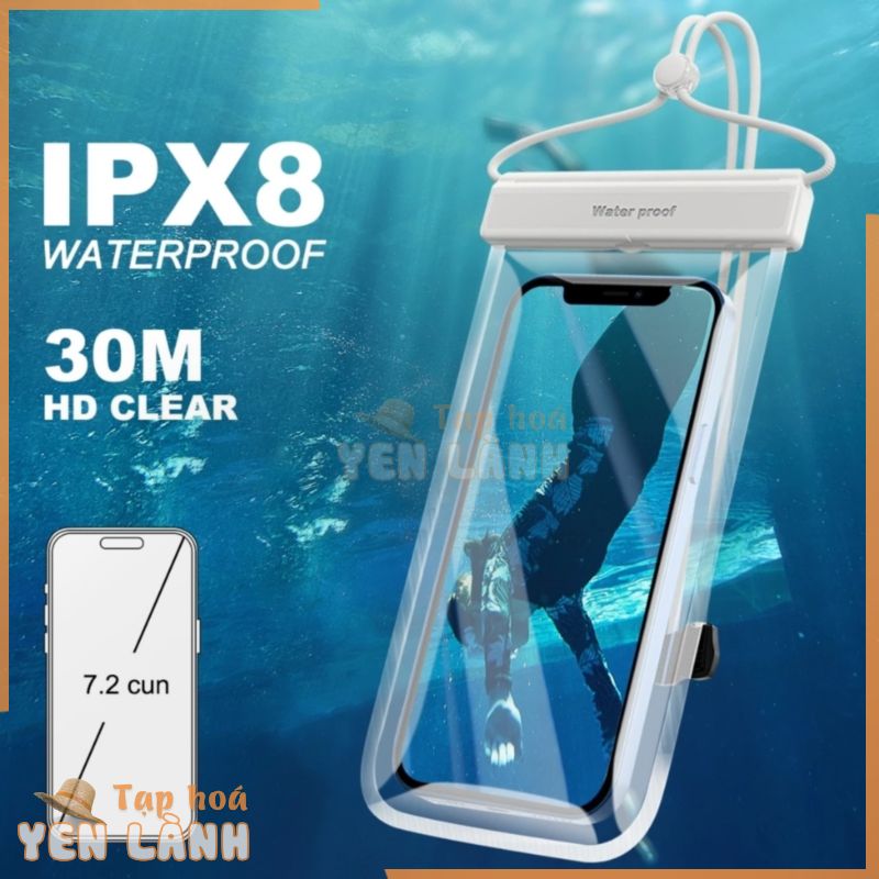 Túi đựng điện thoại ANKNDO chống thấm nước IPX8 7.0 inch thích hợp cho Xiaomi Oppo Samsung