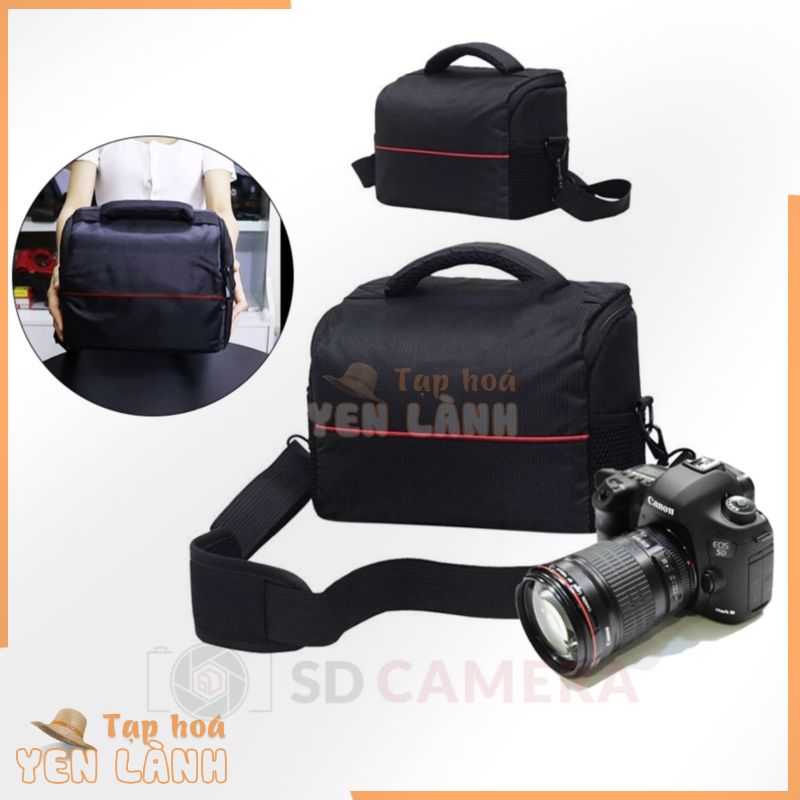 Túi máy ảnh size lớn cho máy ảnh máy quay các hãng Canon, NiKon, Sony Túi đeo chống sốc chống nước tốt