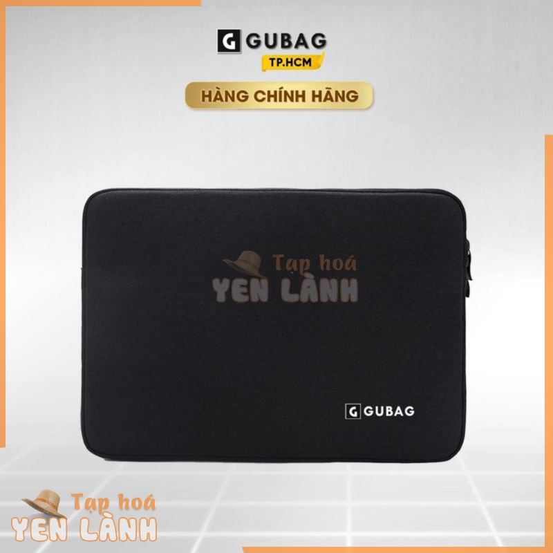 Túi chống sốc laptop Gu Bag HCM size 13 inch, 14 inch, 15,6 inch bền đẹp, phù hợp macbook 15inch đệm dày