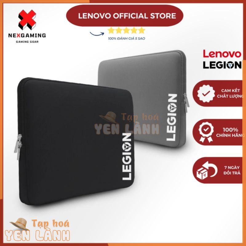 Túi chống sốc Lenovo Legion và túi đựng sạc lót nhung cao cấp phù hợp laptop 15.6-16 inch