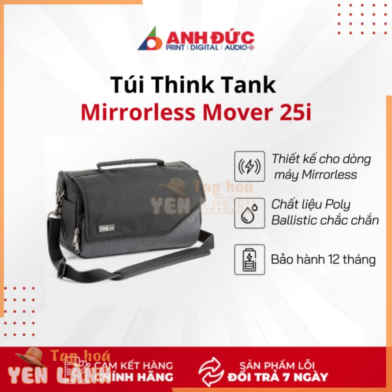 Túi đựng máy ảnh Think Tank Mirrorless Mover 25i cao cấp, chống sốc cực đỉnh – Hàng chính hãng