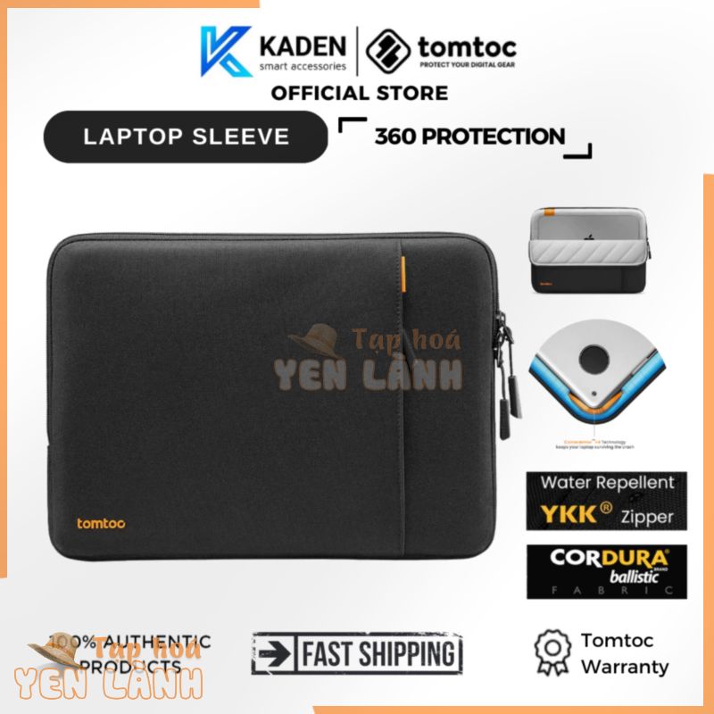 Túi chống sốc TOMTOC (USA) 360° Protective MACBOOK 13/13.3/15/16″ – A13 – Hàng Chính Hãng