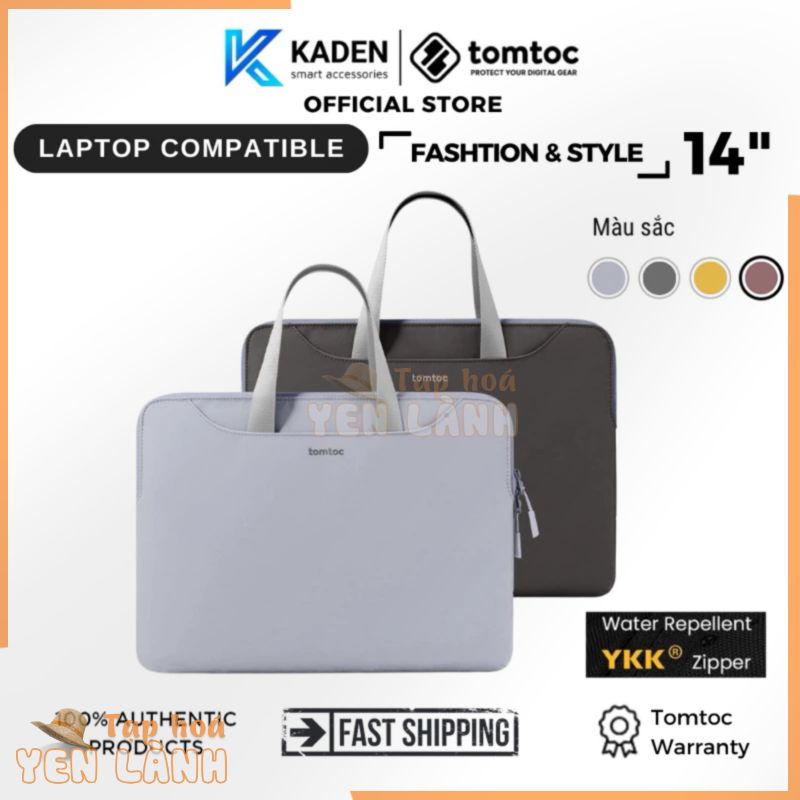 Túi xách chống sốc Tomtoc The Her Handbag cho Macbook / Ultrabook 13″14″ – Hàng chính hãng