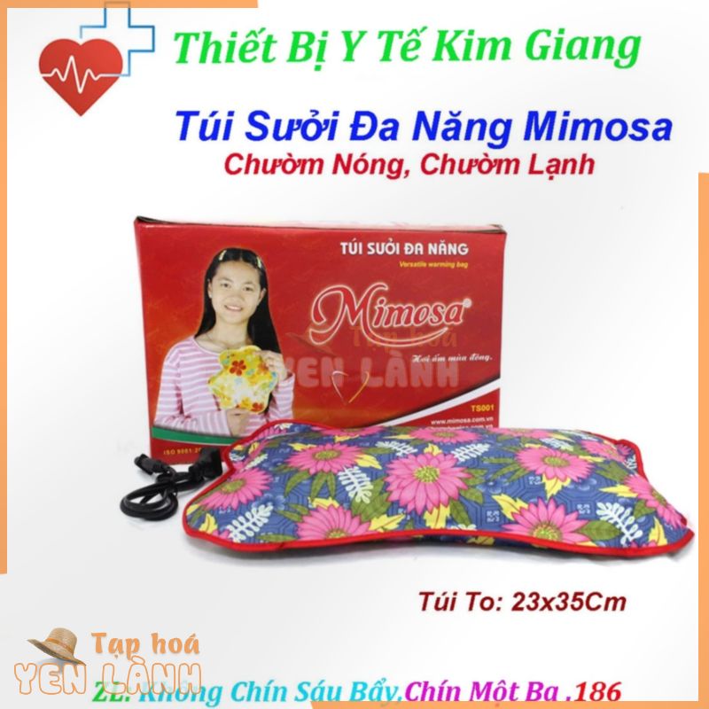 Túi Sưởi Đa Năng Mimosa Cỡ To 23x35Cm, Chườm Nóng, Chườm Lạnh