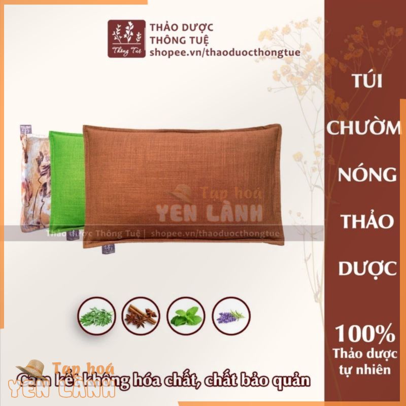 GỐI CHƯỜM nóng thảo dược – Túi chườm thảo dược cổ gáy – Gối chườm thảo dược đa năng giảm đau, thư giãn