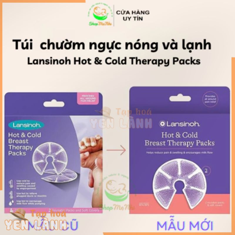 Túi chườm nóng lạnh lansinoh chườm ngực- giúp giảm đau ti, hỗ trợ thông tắc tia sữa.