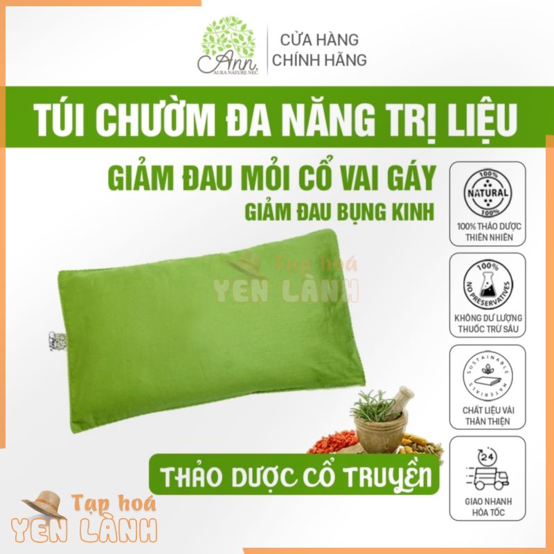 Túi Chườm Nóng Thảo Dược Dr.Ann Đa Năng Trị Liệu Giảm Đau Bụng Kinh, Giảm Đau Cổ Vai Gáy, Thắt Lưng