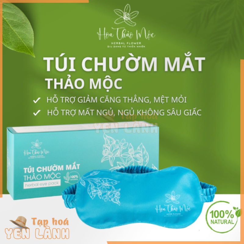 Túi Chườm Mắt Thảo Dược Cho Mẹ Bầu Sau Sinh Bị Căng Thẳng Mất Ngủ, Túi Chườm Thảo Dược Giảm Nhức Mỏi Mắt, Thư Giãn