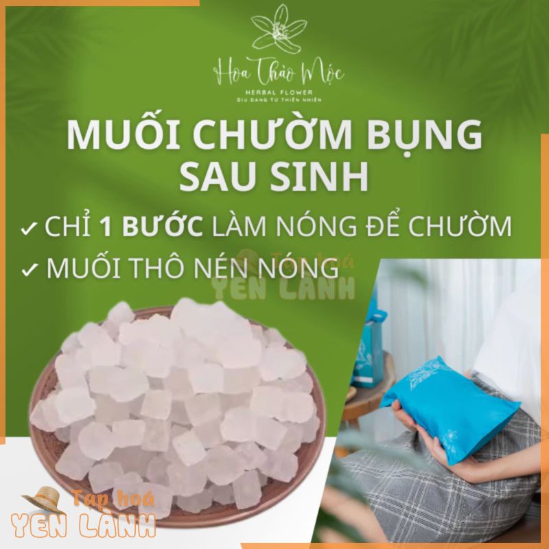 Muối Chườm Bụng Sau Sinh Giảm Mỡ Bụng – Mờ Rạn Chườm Nóng Tiện Dụng, Túi Chườm Bụng Giảm Đau Mỏi Lưng Bụng Sau Sinh