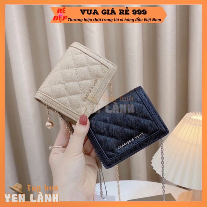 Túi ví ck mini logo kim loại đeo chéo nữ đẹp giá rẻ đi chơi thời trang hàn quốc DC305