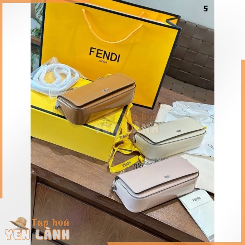 [Có hộp] Túi xách thời trang nữ Fendi Classic Chain Clutch