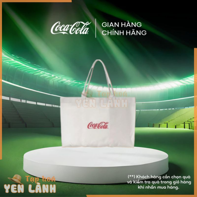 [GRO GIFT] Túi tote canvas trắng Coca – Cola Coca-Cola Official Store