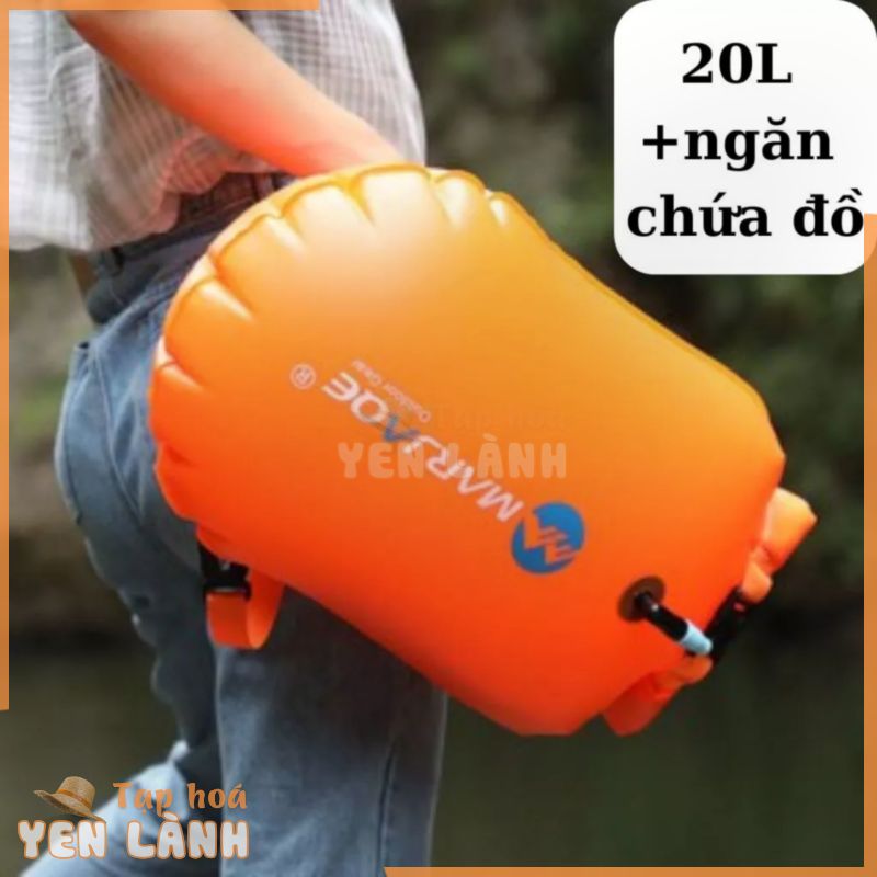 Phao bơi đa năng phao bơi cứu hộ cứu sinh tập bơi kiêm túi chứa đồ cho các chuyến phượt dã ngoại Smartife.89